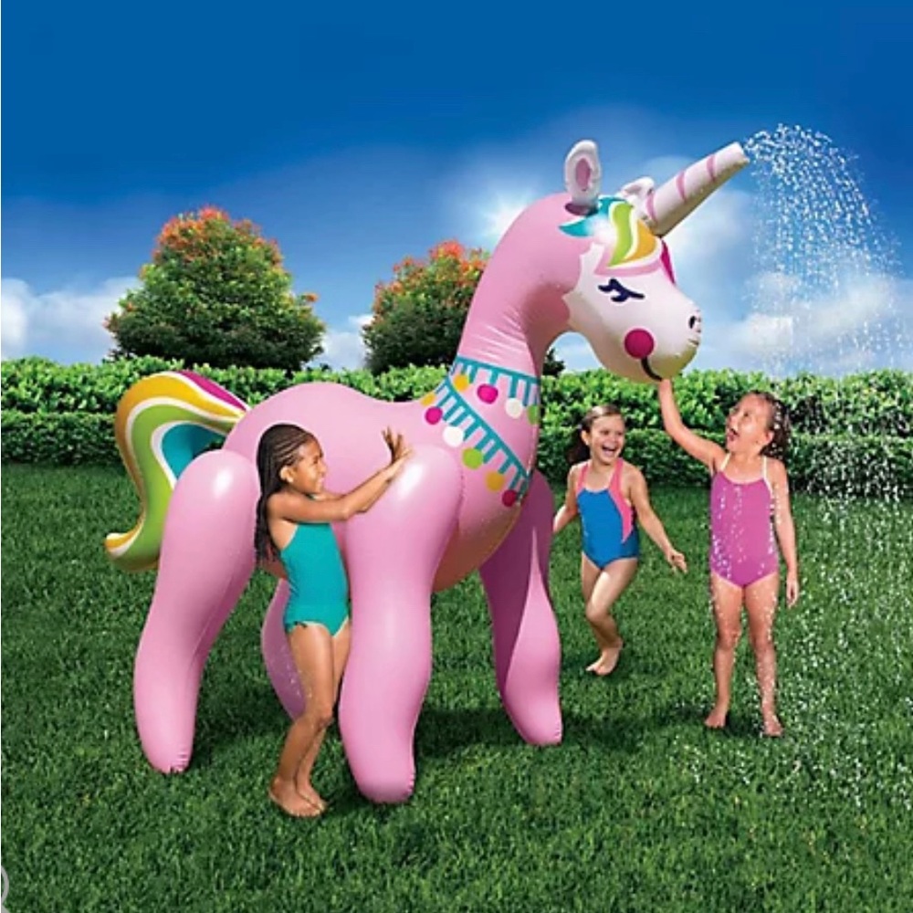 NEW - Llama-Corn Mondo Sprinkler by Banzai Rainbow Hair Summer Must Have New